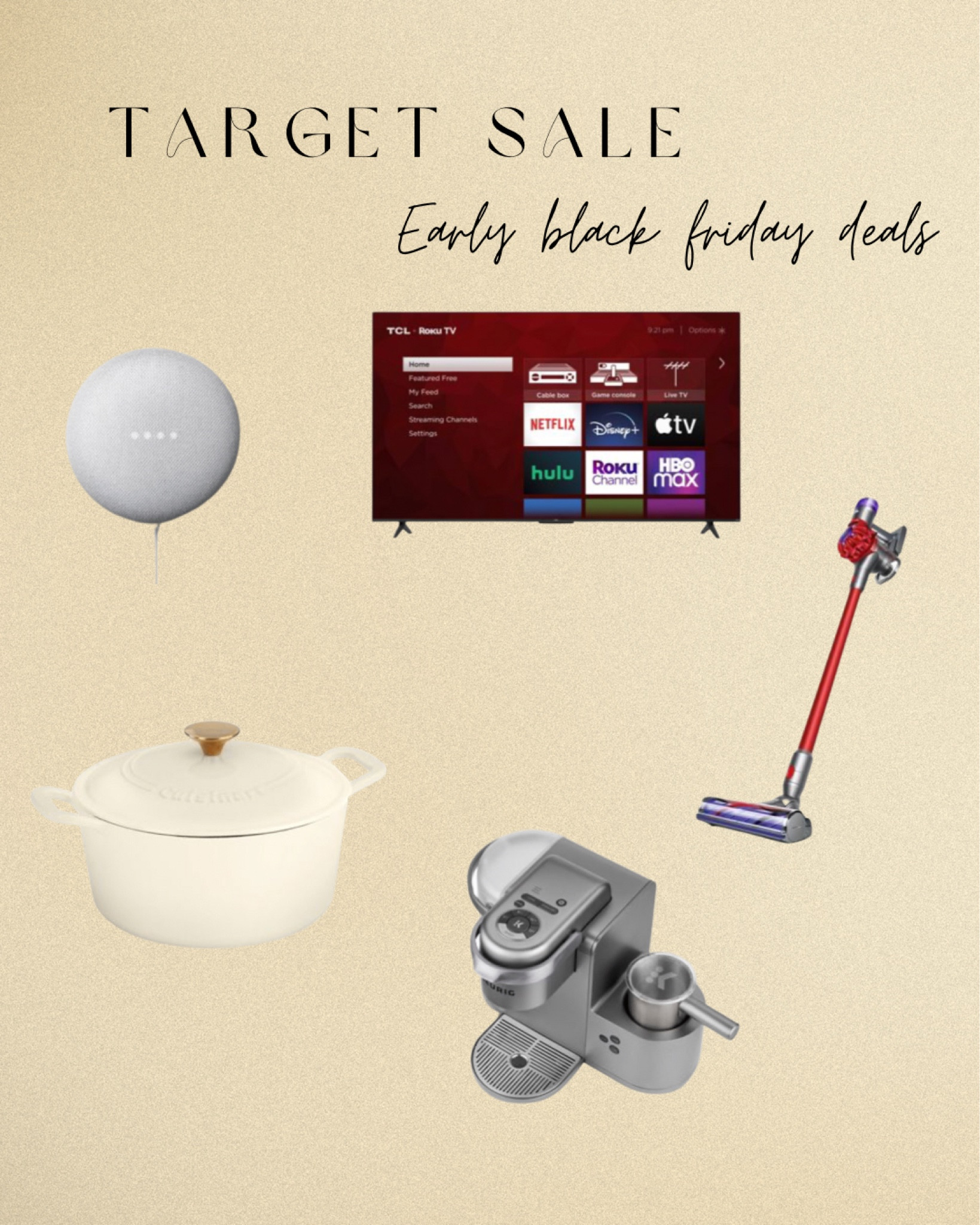 Loving these picks from Targets Early Black Friday deals! These TCL tvs have been my preferred TVs since college too!

#targetsale
#blackfriday
#homefinds

#LTKsalealert #LTKhome #LTKSeasonal