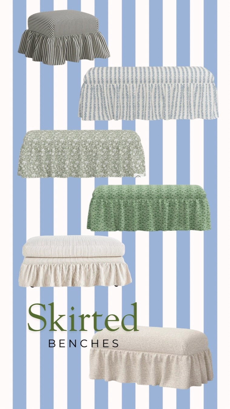 Love a skirted bench

#LTKHome