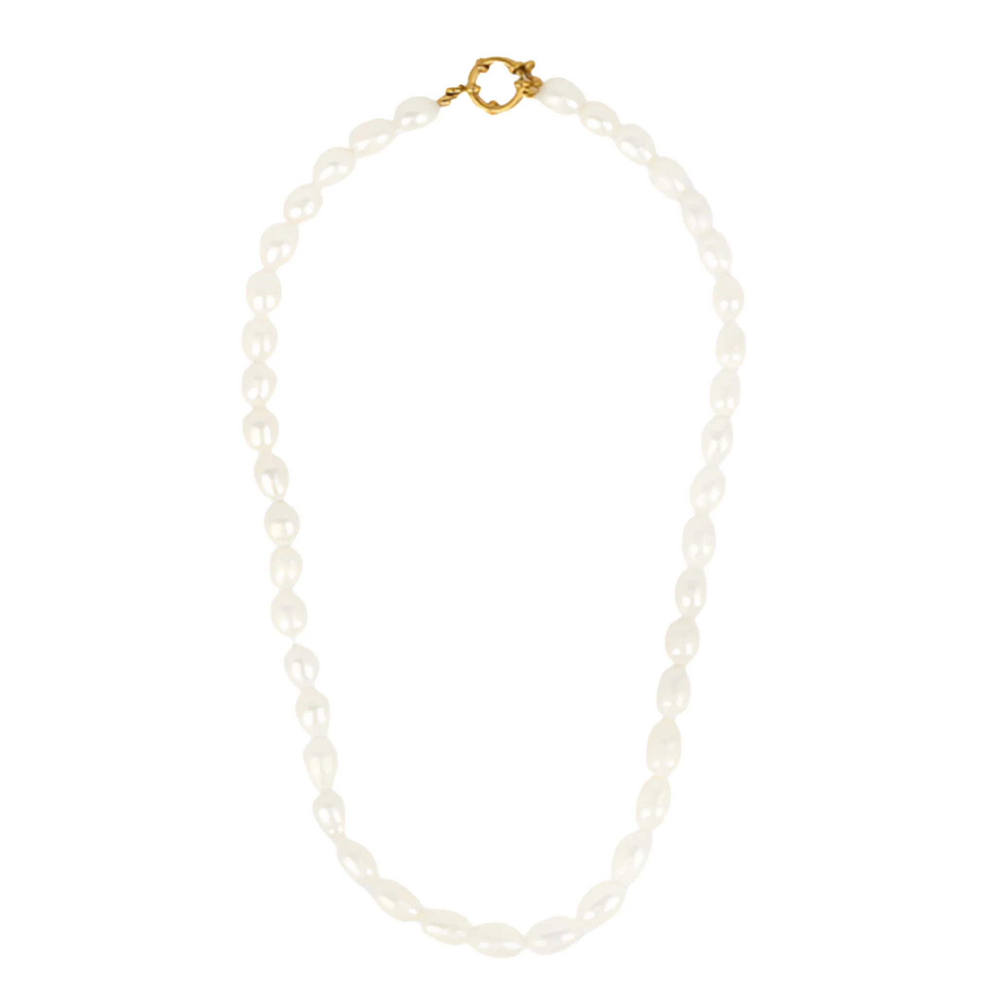 hero freshwater pearl necklace | FRKL