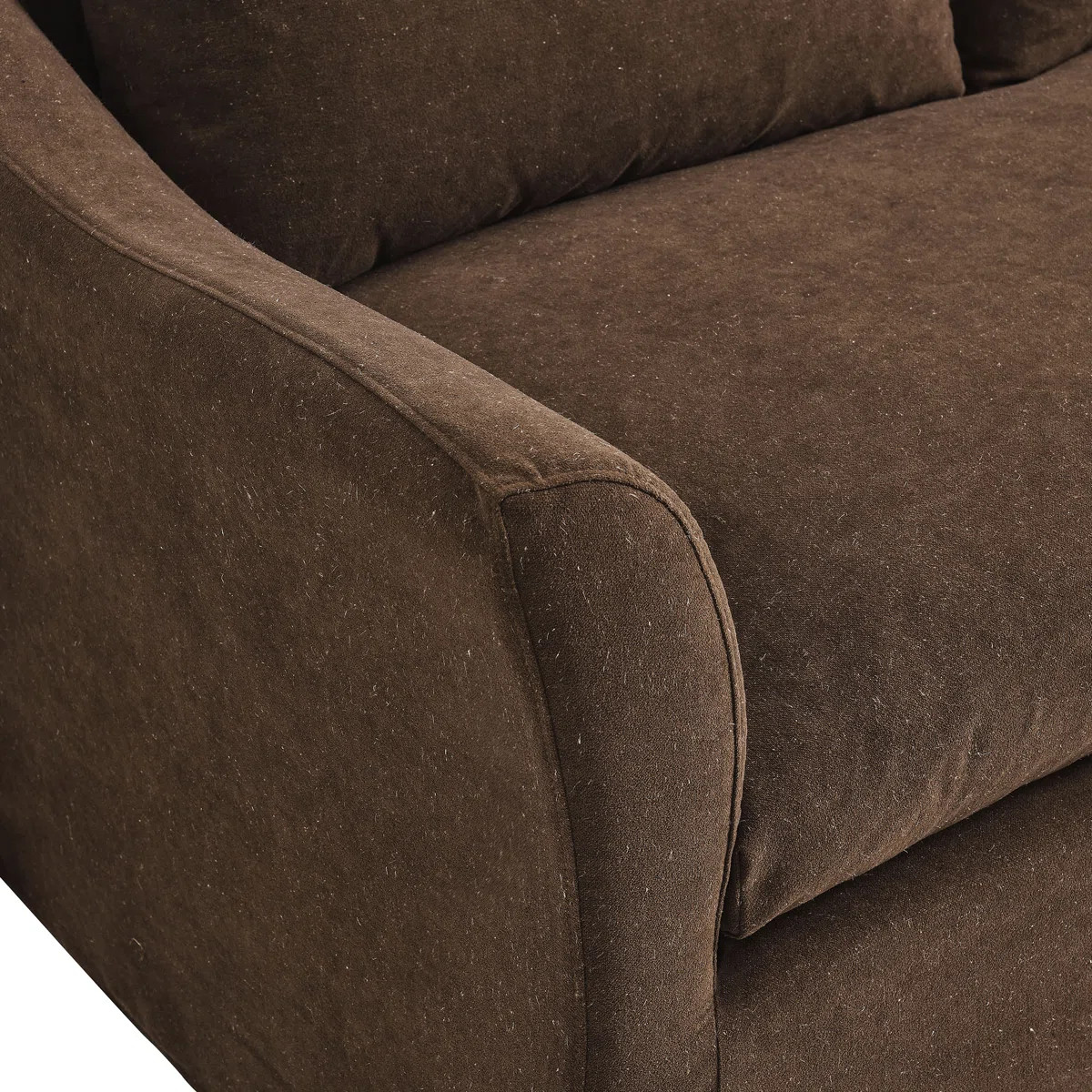 Somerset 92" Slipcovered Linen Blend Sofa In Cocoa | Wayfair North America