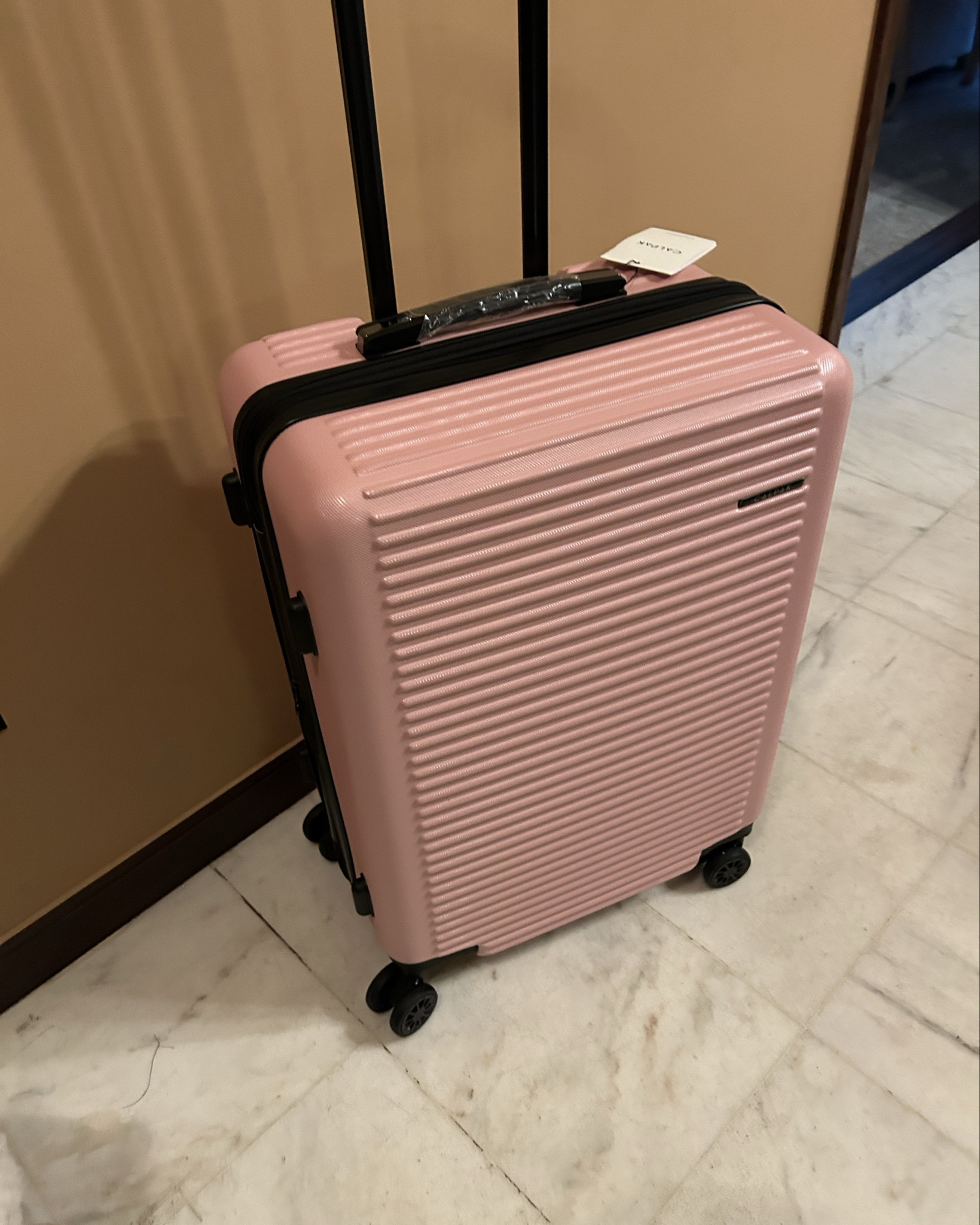 Excited to use my new Calpak lightweight suitcase for a weekend getaway. My largest suitcase is really too big, and I can’t really get away with just a carryon, so this is a perfect in-between. I feel like I can pack so much in here and it is really lightweight and easy to glide around the airport! * my exact one, the Tustin, may be sold out, so I have tagged a bunch of similar ones from Calpak in the same size*

#LTKItBag #LTKTravel