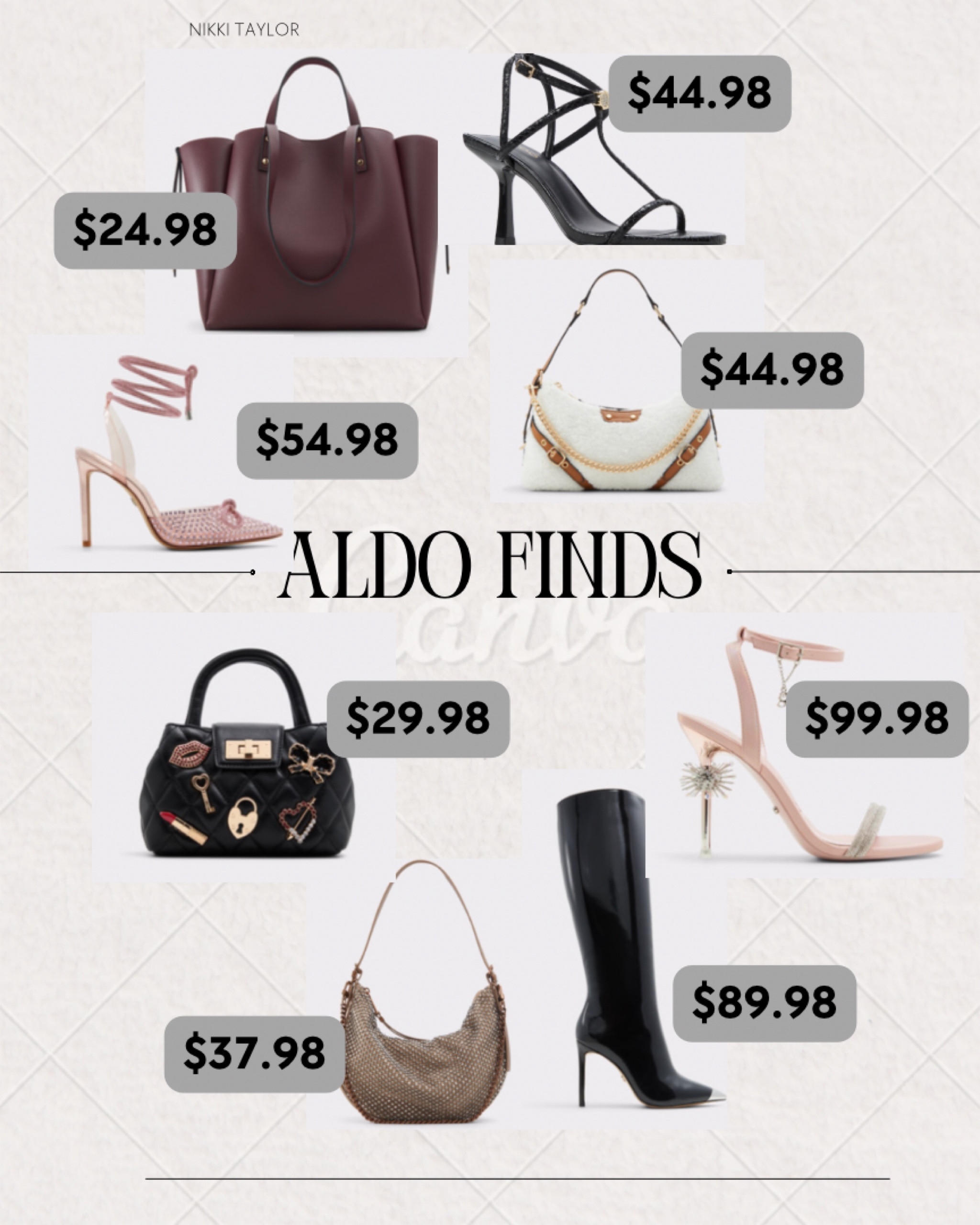 Aldo is having a sale! These goodies are all under $100 #aldo #sale #shoes #footwear #bags #heels #boots 

#LTKShoeCrush #LTKItBag #LTKSaleAlert