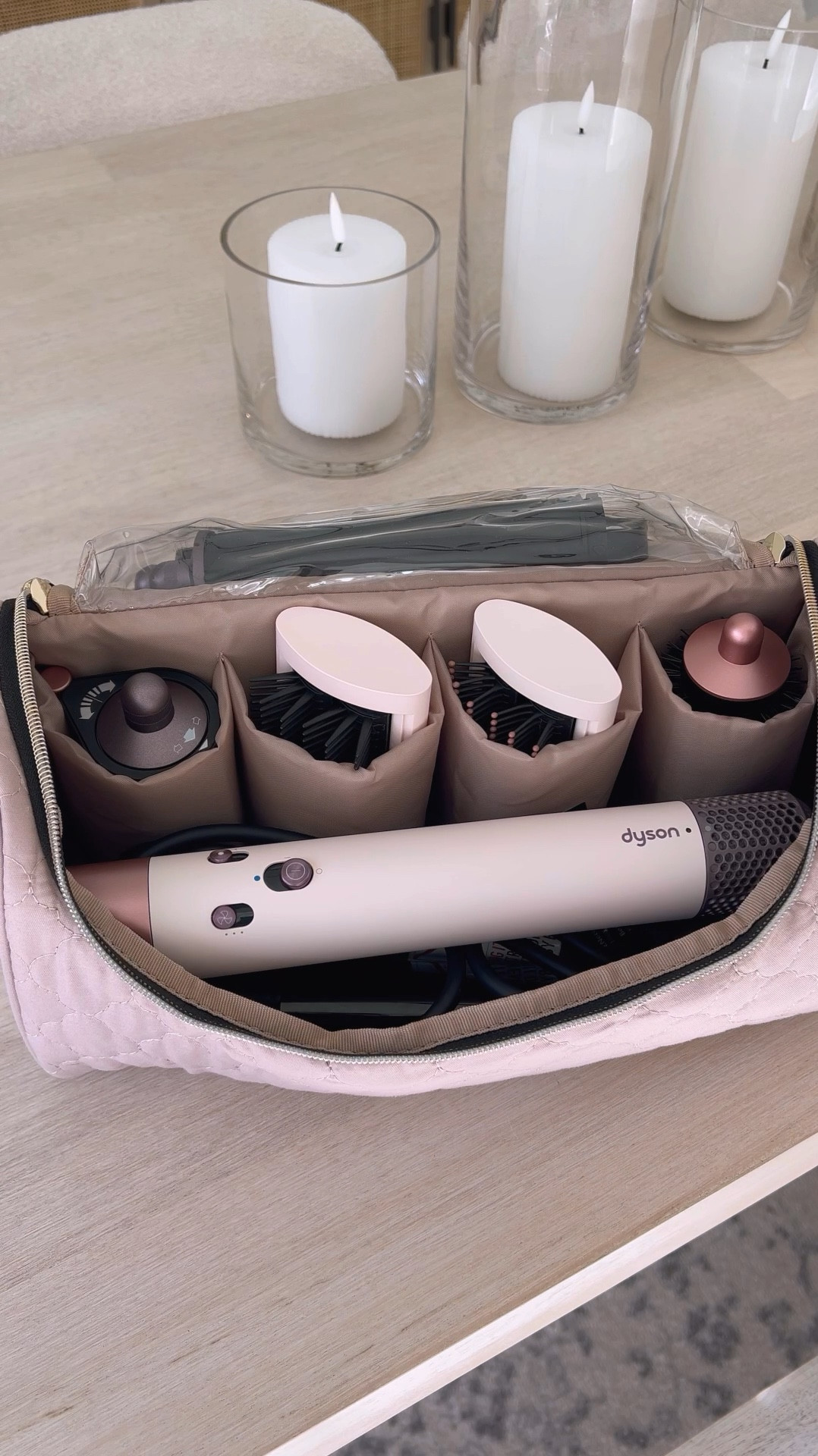 The best travel organizer for the Dyson Airwrap! 

Amazon finds, beauty, hair tool organization, travel bags, fancythingsblog

#LTKBeauty #LTKTravel #LTKFindsUnder50