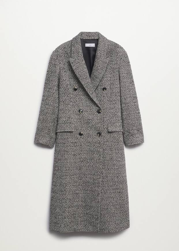 Oversize wool coat | MANGO (US)