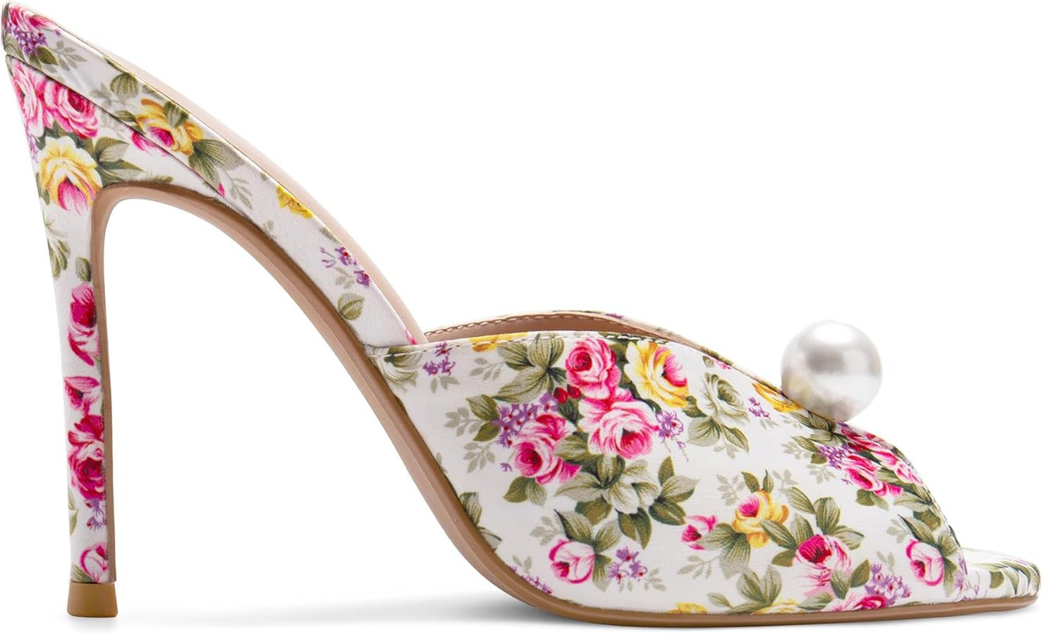 Mesh Mule Heels for Women with 4 Inch Stiletto Heel | Amazon (US)