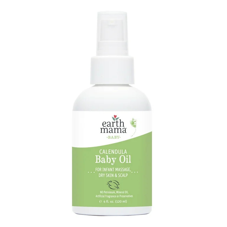 Earth Mama Calendula Baby Oil, 4 fl oz | Walmart (US)