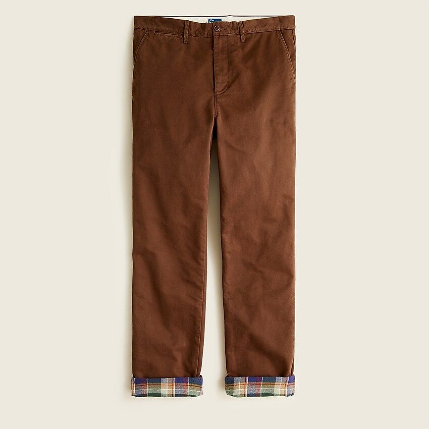 Straight-fit flannel-lined cabin pant | J.Crew US
