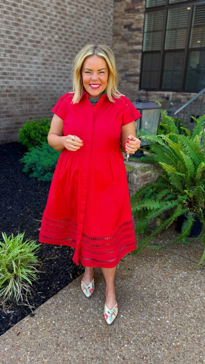 This red dress is EVERYTHING!❤️ 

 #LTKootd #LTKgrwm #LTKSeasonal