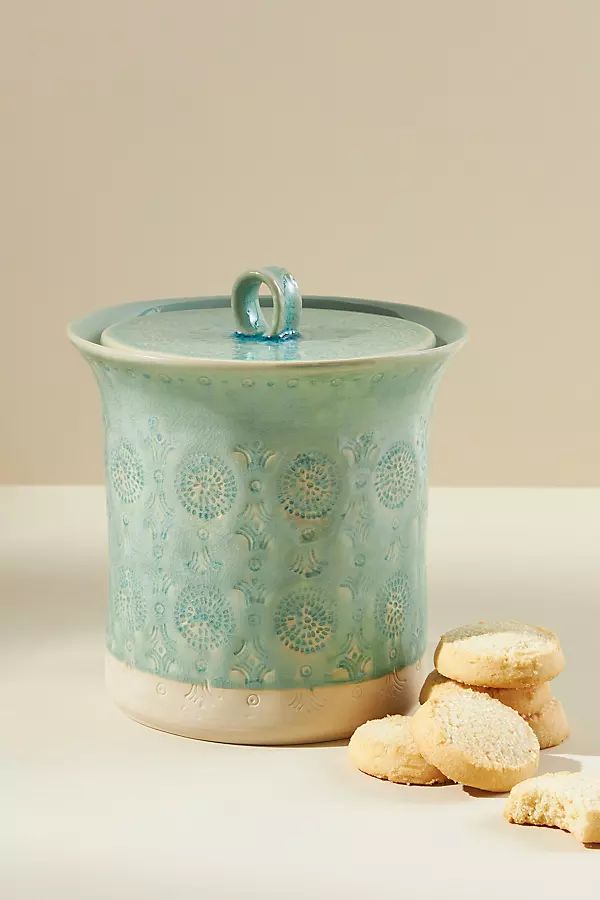 Old Havana Canister By Anthropologie in Mint Size Canister | Anthropologie (US)