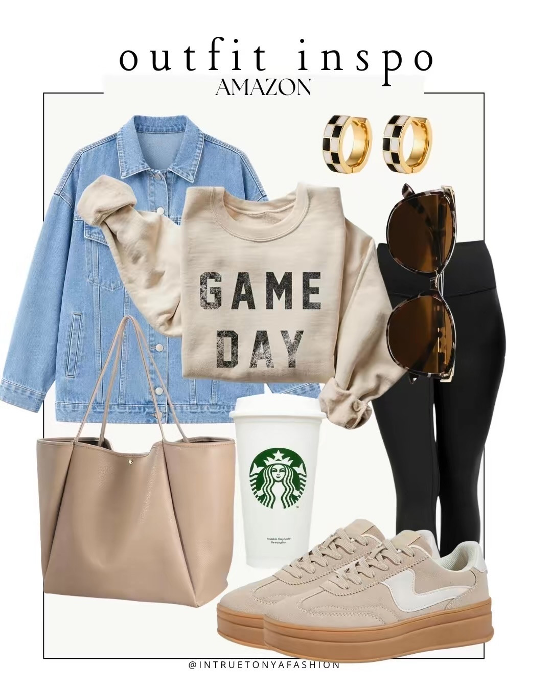 Sports mom outfit idea from amazon — game day sweatshirt, denim jacket, leggings, neutral sneakers, and tote bag






Amazon outfits, fall outfit inspo, outfit ideas, casual outfits amazon, amazon outfits every day, outfit ideas 2026, fall outfits, fall outfits Amazon, midsize fall outfit inspo, petite outfits for fall, Amazon fall fashion, casual fall style, trending fall fashion, September outfit ideas, autumn outfits

#LTKootd #LTKSaleAlert #LTKPetite
