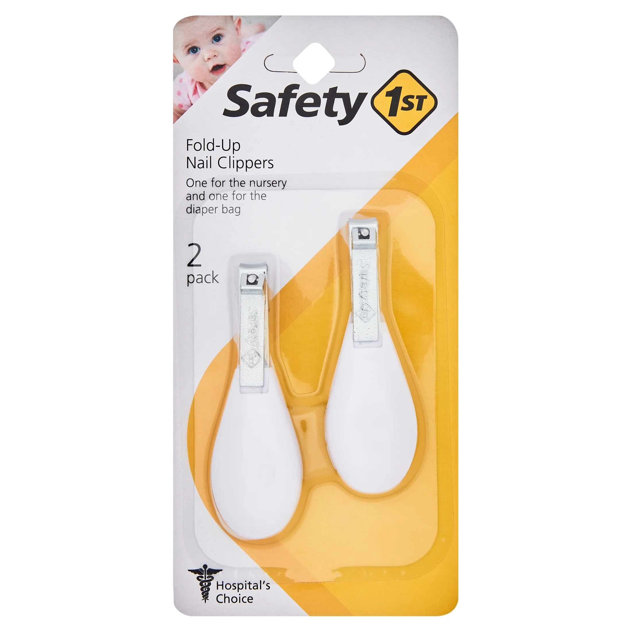 Safety 1st Fold-Up Nail Clippers (2 pk), White | Walmart (US)