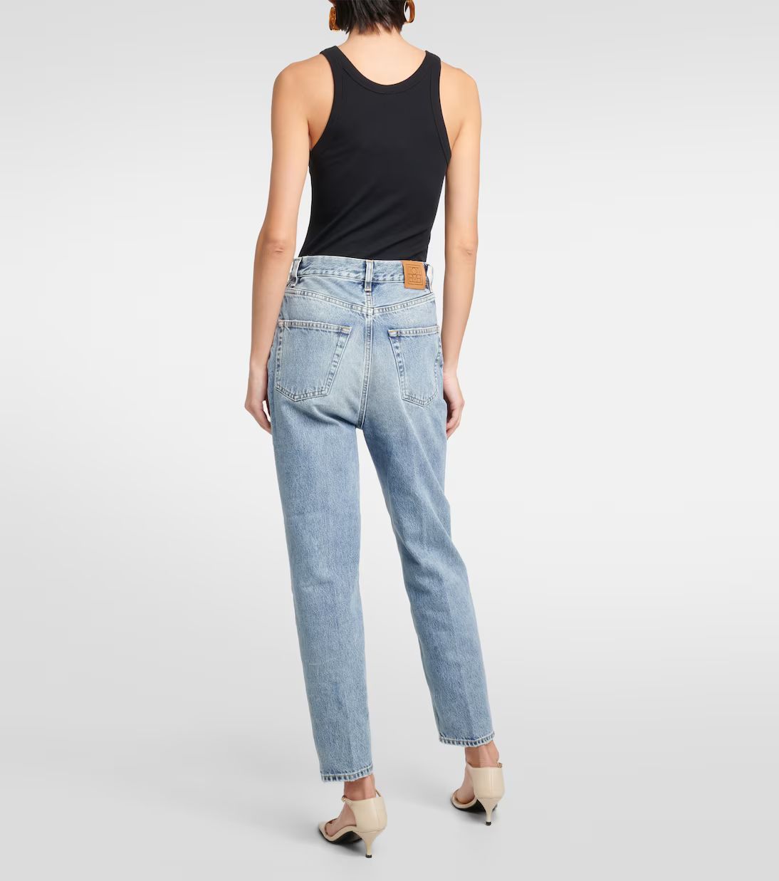 Mid-rise tapered jeans | Mytheresa (FR)