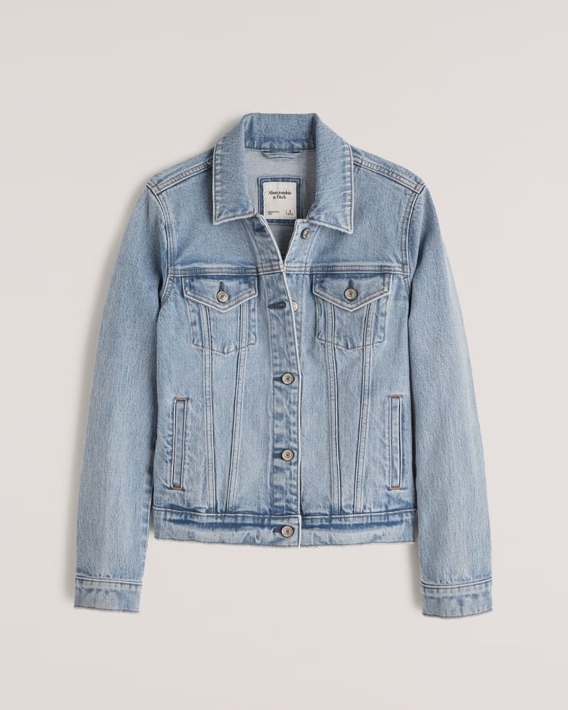 Women's Denim Jacket | Women's Coats & Jackets | Abercrombie.com | Abercrombie & Fitch (US)