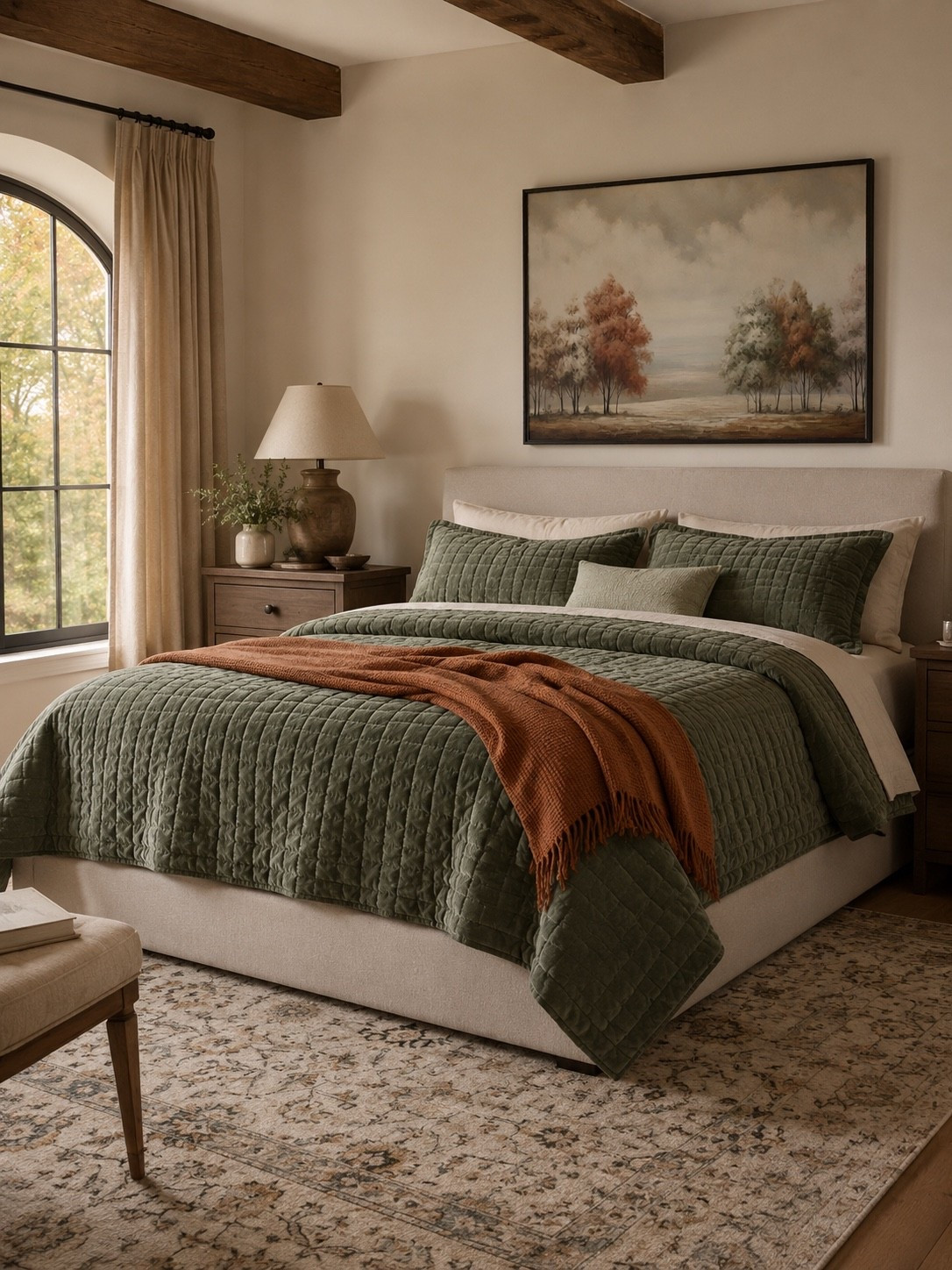 Cozy Bedroom Finds You’ll Want to Curl Up In 🍂🤍

Transform your bedroom into a warm, relaxing retreat with layered neutrals, rich olive green bedding, warm wood tones, and cozy autumn accents. These designer-inspired finds create an elevated look that’s perfect for fall while staying timeless enough to enjoy year-round.

Follow @farmtotablecreations on Instagram for more cozy home finds and trending decor.#TargetHome #TargetFinds #BedroomDecor #CozyBedroom #FallHome #NeutralDecor #HomeInspiration #DesignerInspired #ModernFarmhouse #CozyLiving #FarmToTableCreations

#LTKHome #LTKSeasonal #LTKHome #LTKSaleAlert