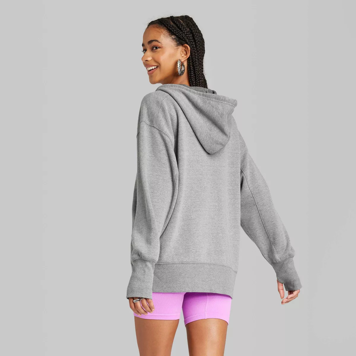 Women's Oversized Zip-Up Hoodie - Wild Fable™ | Target