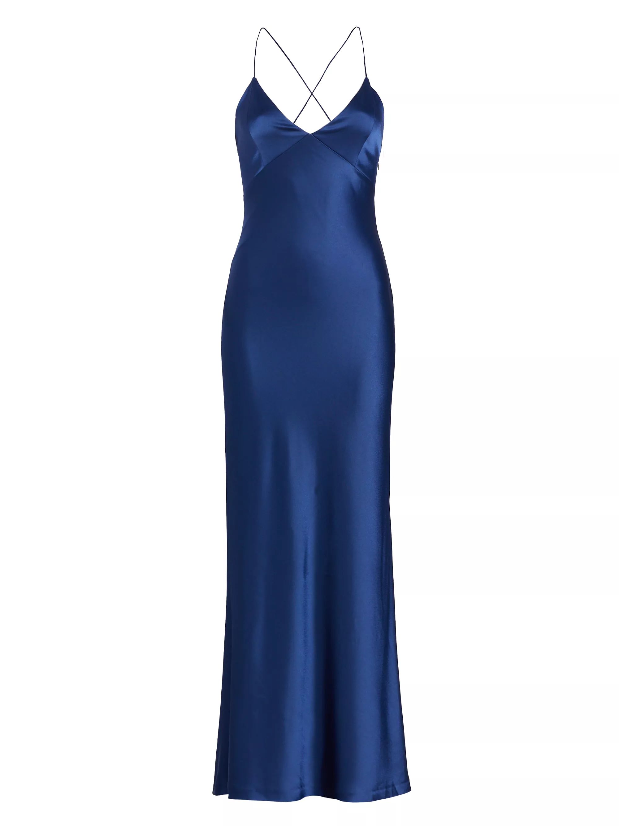 Montana V-Neck Slip Gown | Saks Fifth Avenue