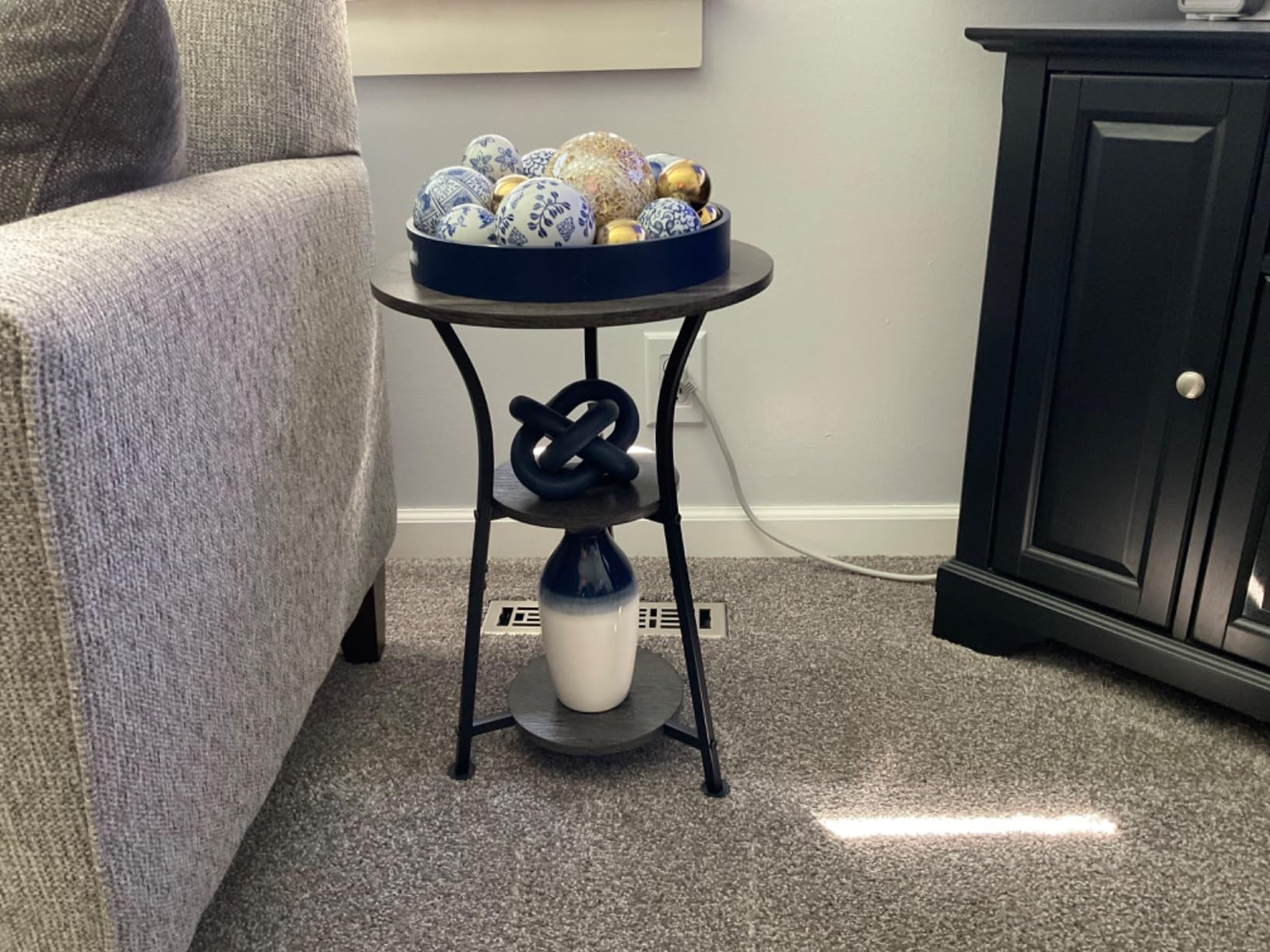 Wood Knot Chain Link Decor - 3 Link Boho Wooden Hand Carved Decorative Wooden Links Knots for Cof... | Amazon (US)