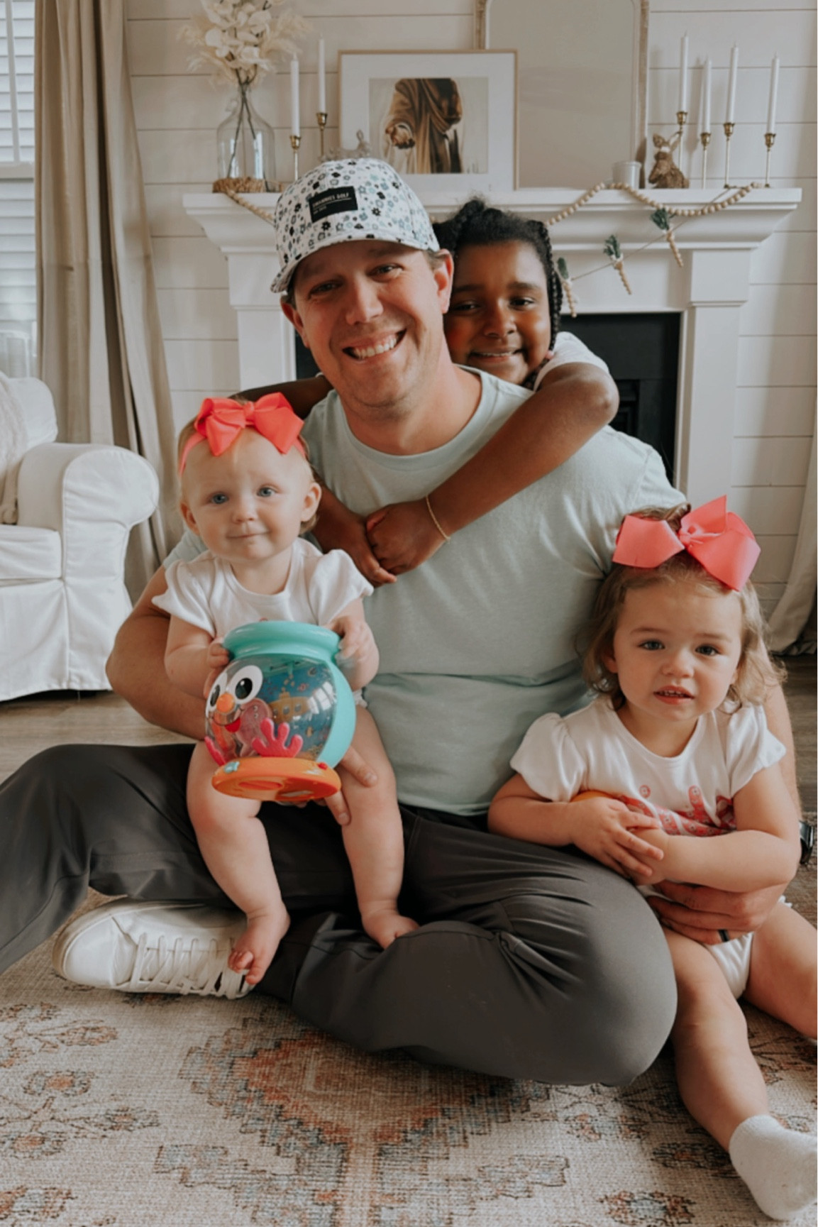 #ad When daddy comes home, it’s everyone’s favorite time of day! From salesman by day to daddy duty by night, these @trueclassic products have our hearts. The quality is incredible, and the color options are amazing. Huge fans over here! Head over to my shop on @shop.LTK to shop!  #trueclassic #trueclassicpartner 

#LTKmens #LTKhome #LTKGiftGuide