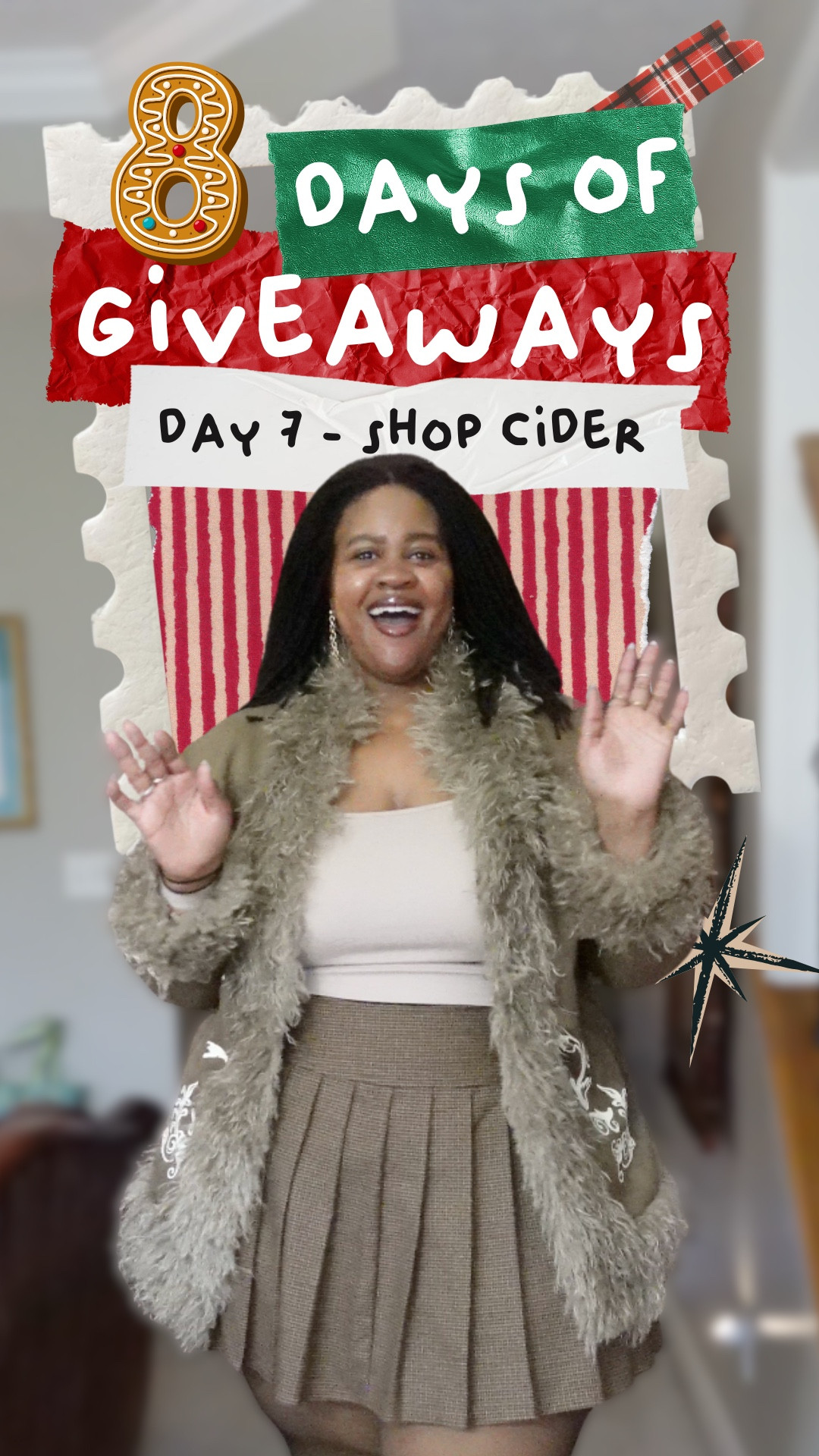 🚨 IMPORTANT: To enter, visit can visit beacons.ai/elliemariyo This giveaway is taking place on my IG. Commenting the word to get the link 🔗 won't work on LTK 🚨

🛍️ Isn't this jacket amazing?? I'm wearing a size 22, and it's a perfect fit. It has been selling out fast so I linked to some other cute jackets.  I'm wearing the skort in a size 24 and the boots in a size 12. They are wide calf friendly, as I have 20in calves. The tights are on my TikTok @elliemariyo from the brand Sweet Mayhem and I'm wearing a size 2X/3X. I linked to some alternatives. 

⏰ Giveaway ends today at 11:59pm EST so act fast!
📣 Winners will be posted on IG in my Stories, my Broadcast Channel and emailed directly.

This giveaway is not sponsored, endorsed, or administered by LTK.

Come back tomorrow for Day 8—you don’t want to miss it 🎁

#LTKHoliday #LTKPlusSize #LTKootd