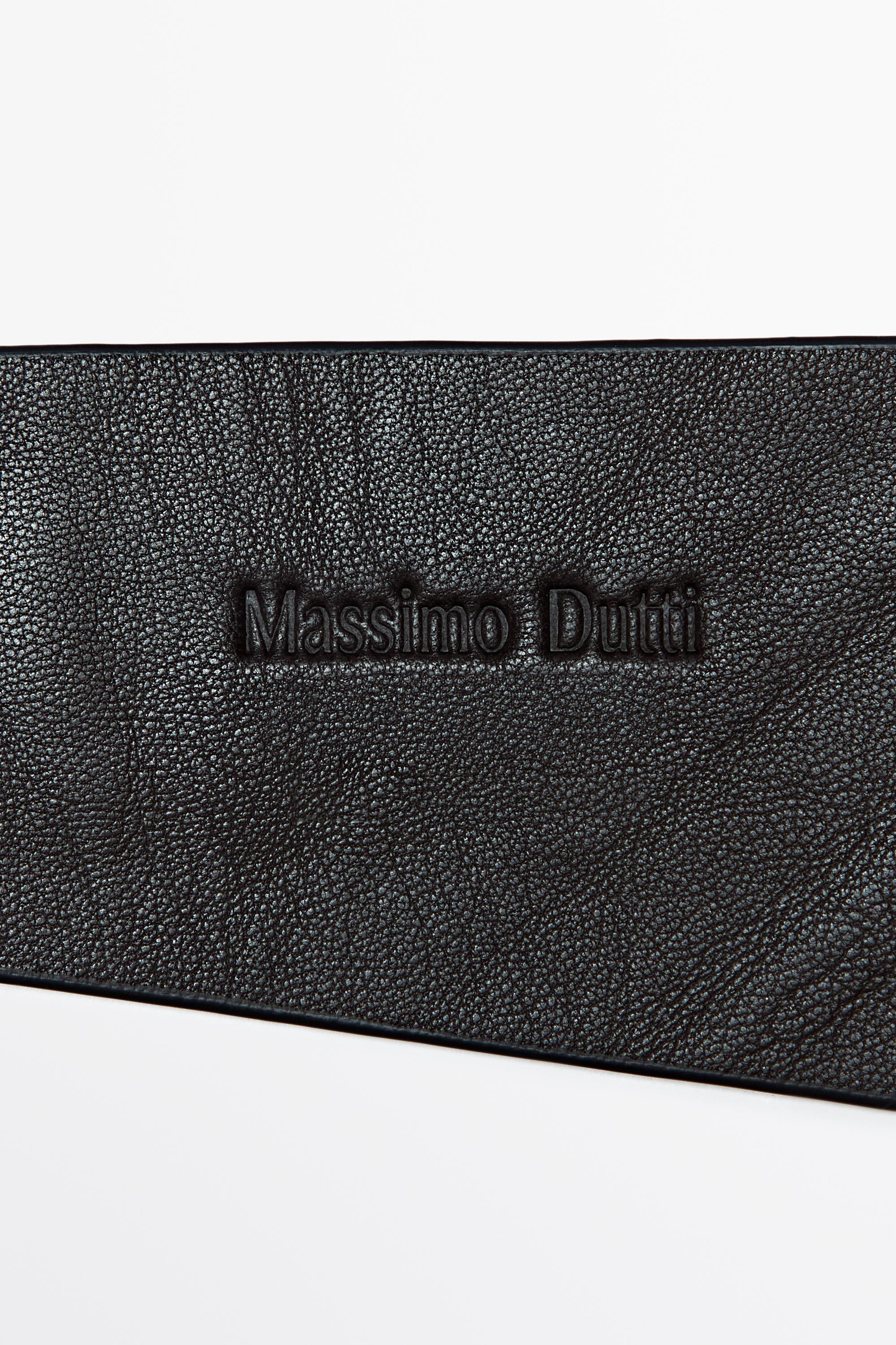 Split leather sash belt | Massimo Dutti UK