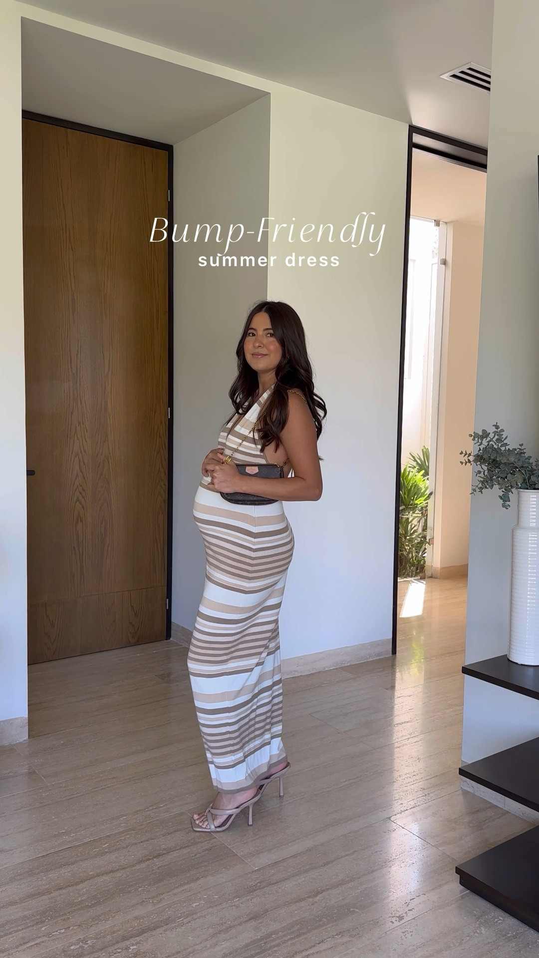 I’m 25 weeks pregnant. Pre-pregnancy size was a M but sized up to a L for the bump! Super comfy and stretchy. You can dress up or down.

Tengo 25 semanas de embarazo. Mi talla antes del embarazo era M y compré talla L! Muy cómodo y elástico. Puedes usarlo para algo más formal o también casual. 

#LTKbump #LTKfindsunder100 #LTKsummer #LTKseasonal pregnancy, pregnancy shoot, maternity clothes, maternity, bump friendly, bump-friendly, pregnancy 

