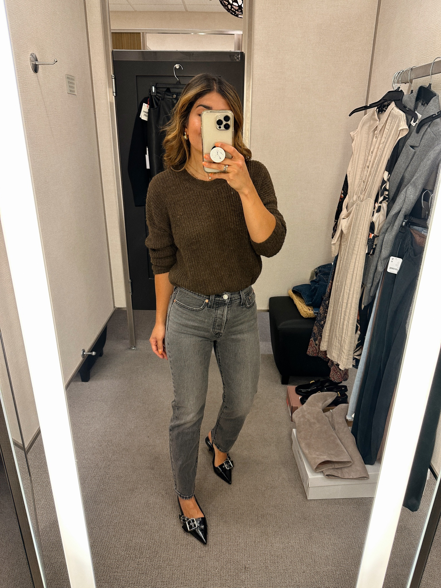 Another sweater I loved from the sale. It’s super soft and love the crew neck. 
These jeans fit so well. They run tts
Sweater size small
Jeans size 25
Nordstrom sale, Nsale, anniversary sale, Levi’s jeans, straight leg jeans

#LTKFindsUnder50 #LTKFindsUnder100 #LTKSummerSales