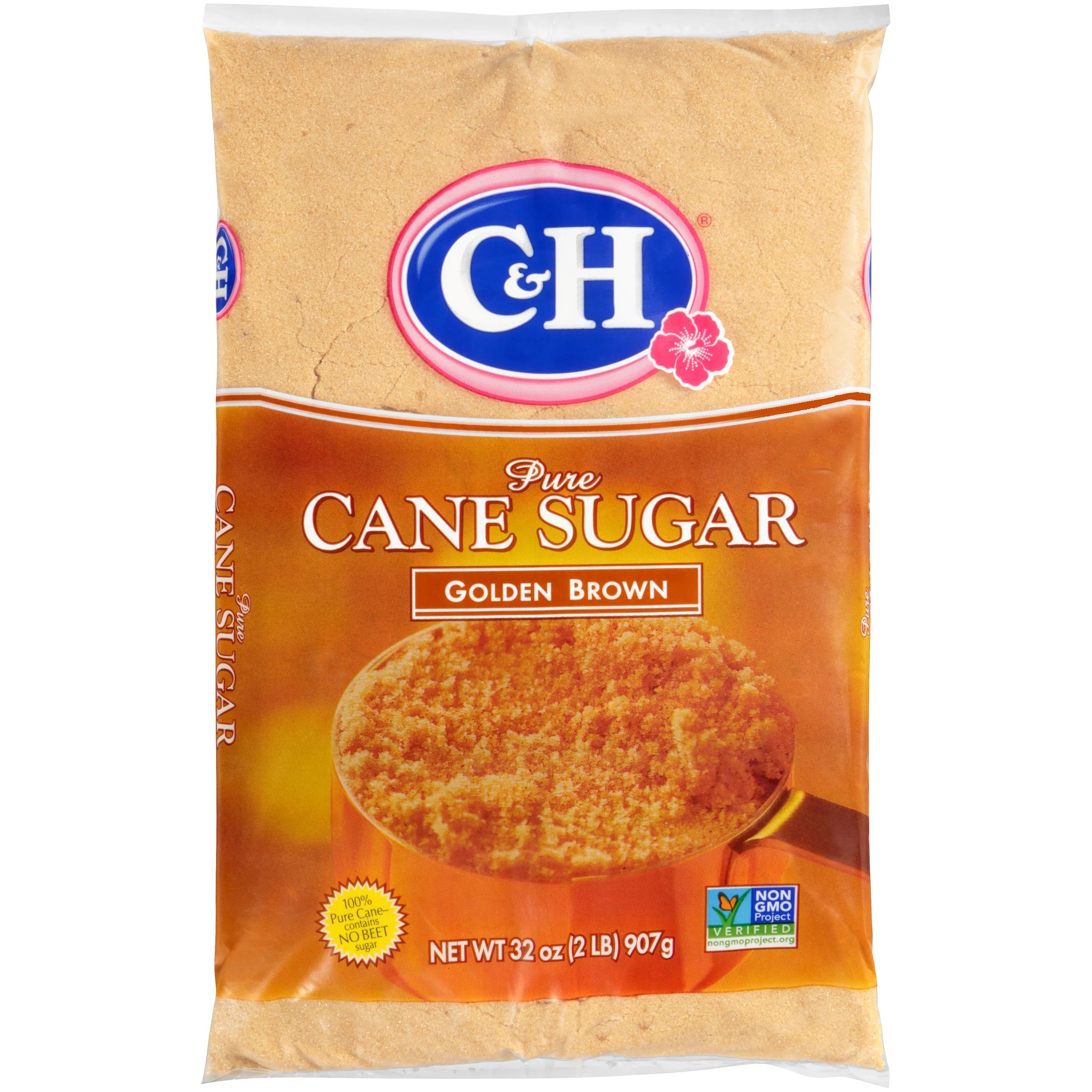 C&H Premium Pure Cane Light Brown Sugar, 2 lb | Walmart (US)