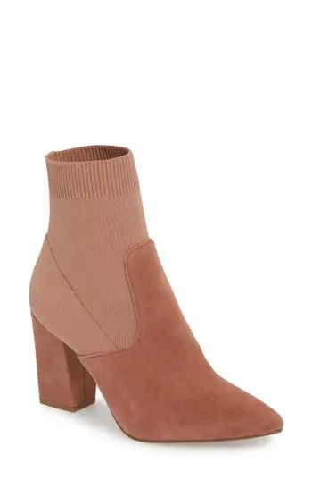 Women's Steve Madden Reece Sock Bootie, Size 10 M - Pink | Nordstrom