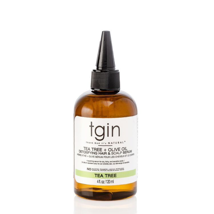 TGIN Tea Tree + Olive Oil Detoxifying Hair Serum | Sally Beauty