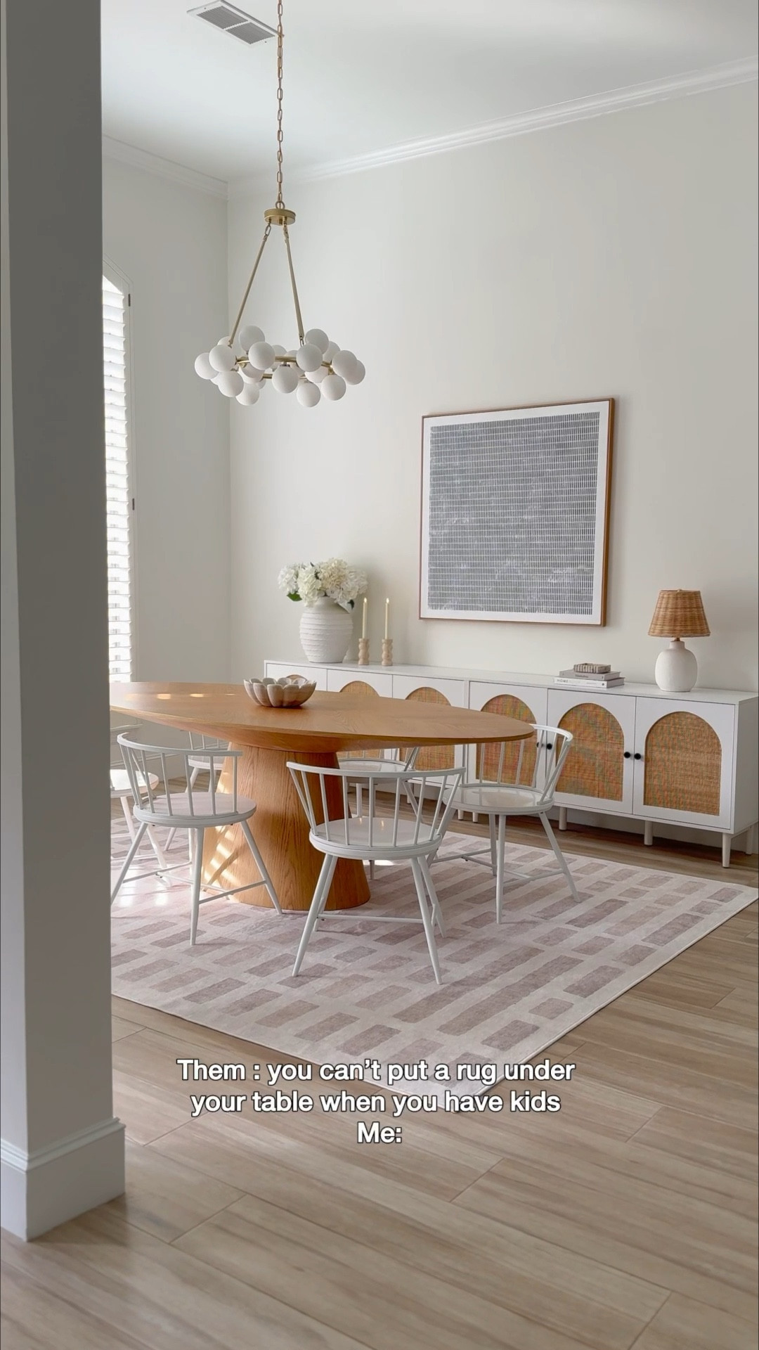 Thrilled to share our stunning new Ruggable Laine rugs! It's so nice, I had to get it twice—one for the dining room and one for the entryway! I never imagined having a rug under our dining table, but with Ruggable, I'm worry-free. These are our 6th and 7th Ruggable rugs in our home, and I couldn't be happier. They wash beautifully and look brand new every time. If you haven't tried Ruggable yet, you're missing out on the best! Use my code KRISTENSELLENTIN10 for an exclusive discount on your order. ✨ 

#LTKFamily #LTKHome