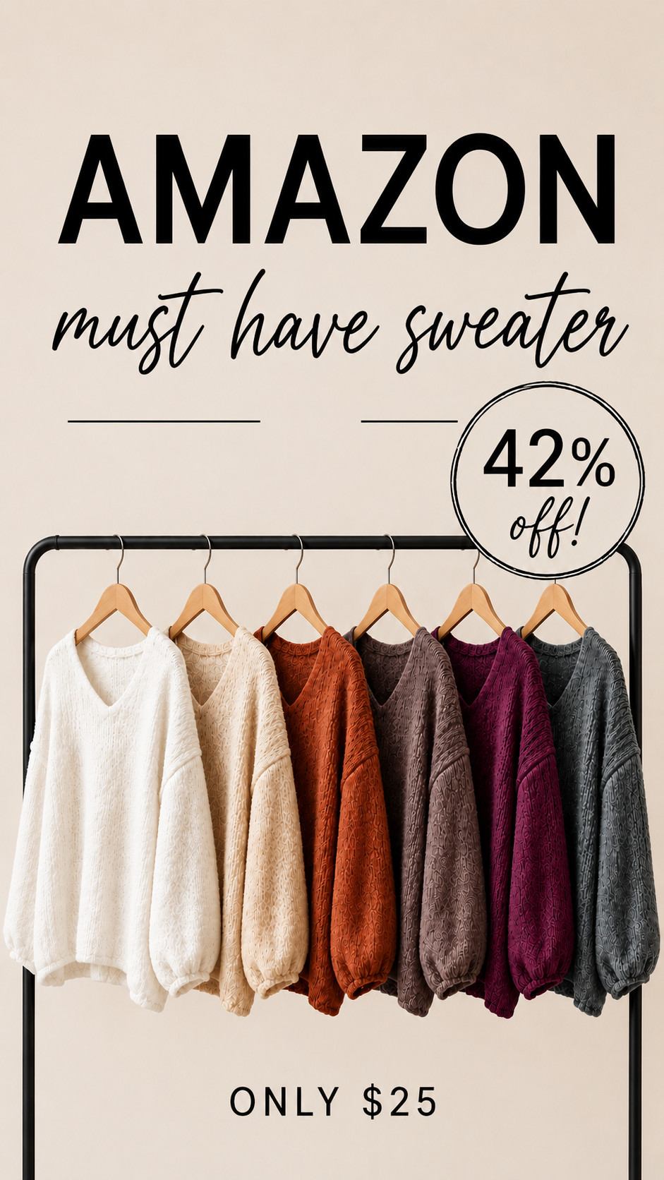 Must have sweater for fall- on sale! 
 

 #LTKgrwm #LTKSeasonal #LTKSaleAlert