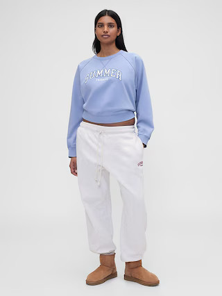 Gap × Summer Fridays Oversized Raglan Logo Sweatshirt | Gap (US)