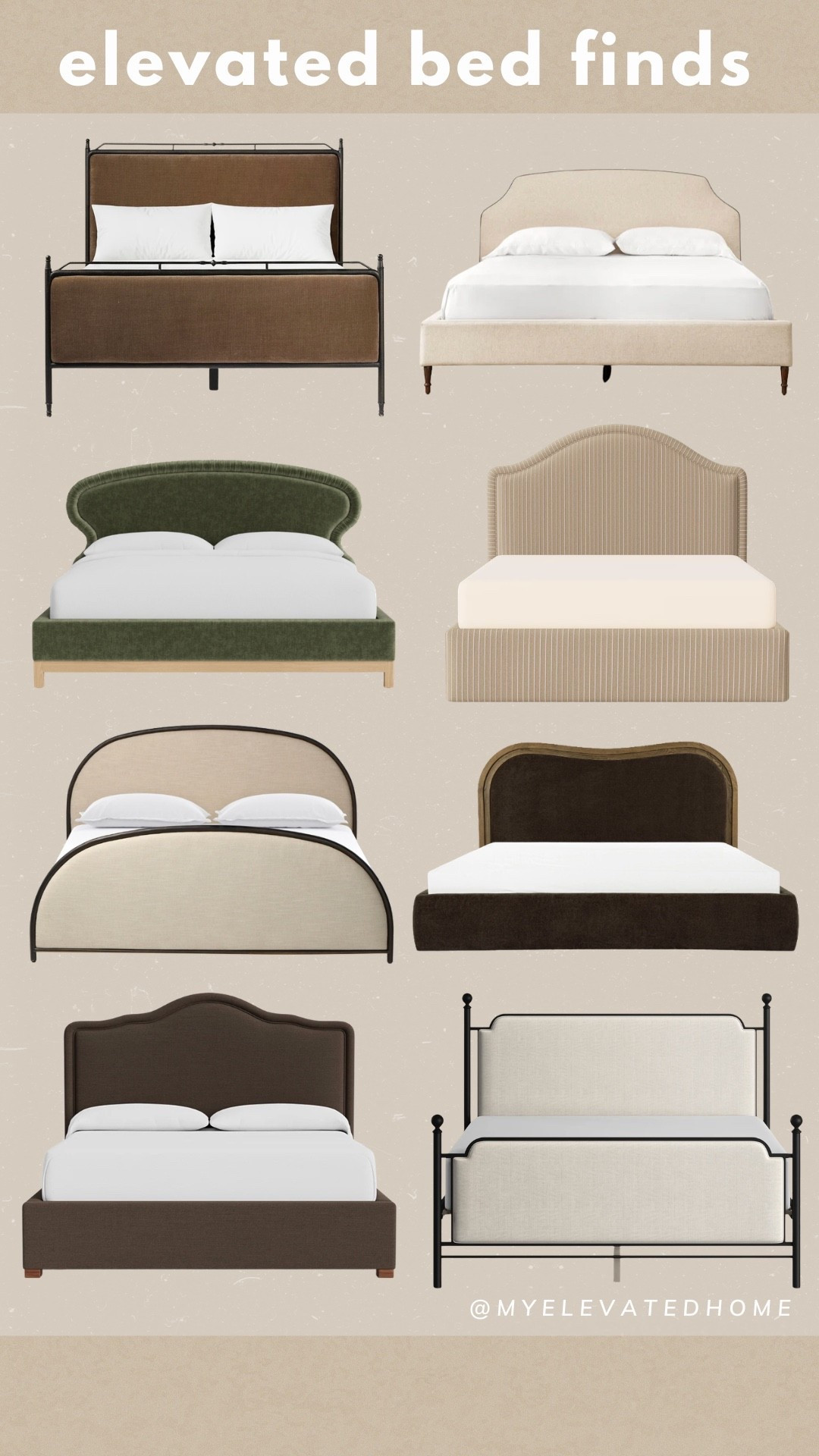 I’ve been saving so many beds that I love lately! I’m ready to design another room !