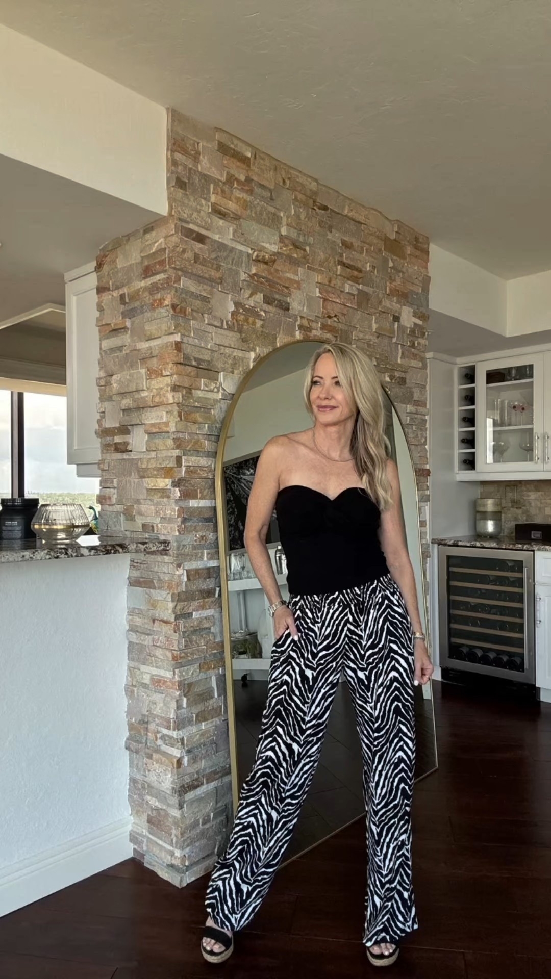 Affordable statement pants that feel luxe but comfy? Yes, please. 🖤 These Amazon zebra print wide-leg pants are my new go-to for date nights and GNO. Linking exact pair 
#LTKStyle #AmazonFashion #WideLegPants #DateNightStyle #HighLowFashion #MidlifeStyle #OOTD #TSCityChic

#LTKStyleTip #LTKFindsUnder50 #LTKOver40
