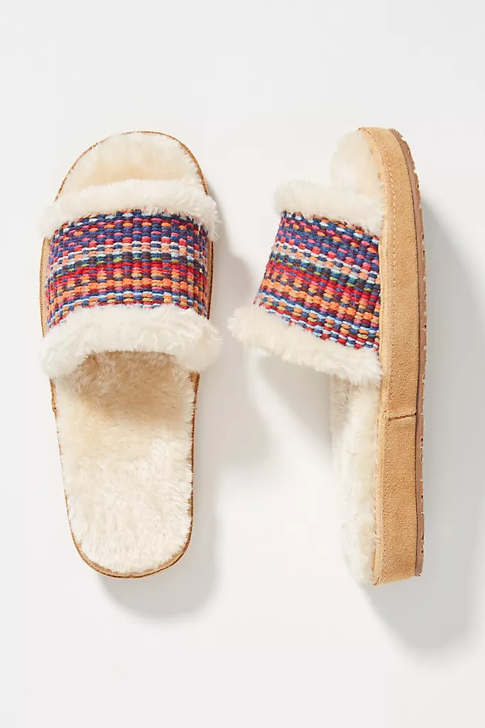 Minnetonka Petunia Slippers | Anthropologie (US)