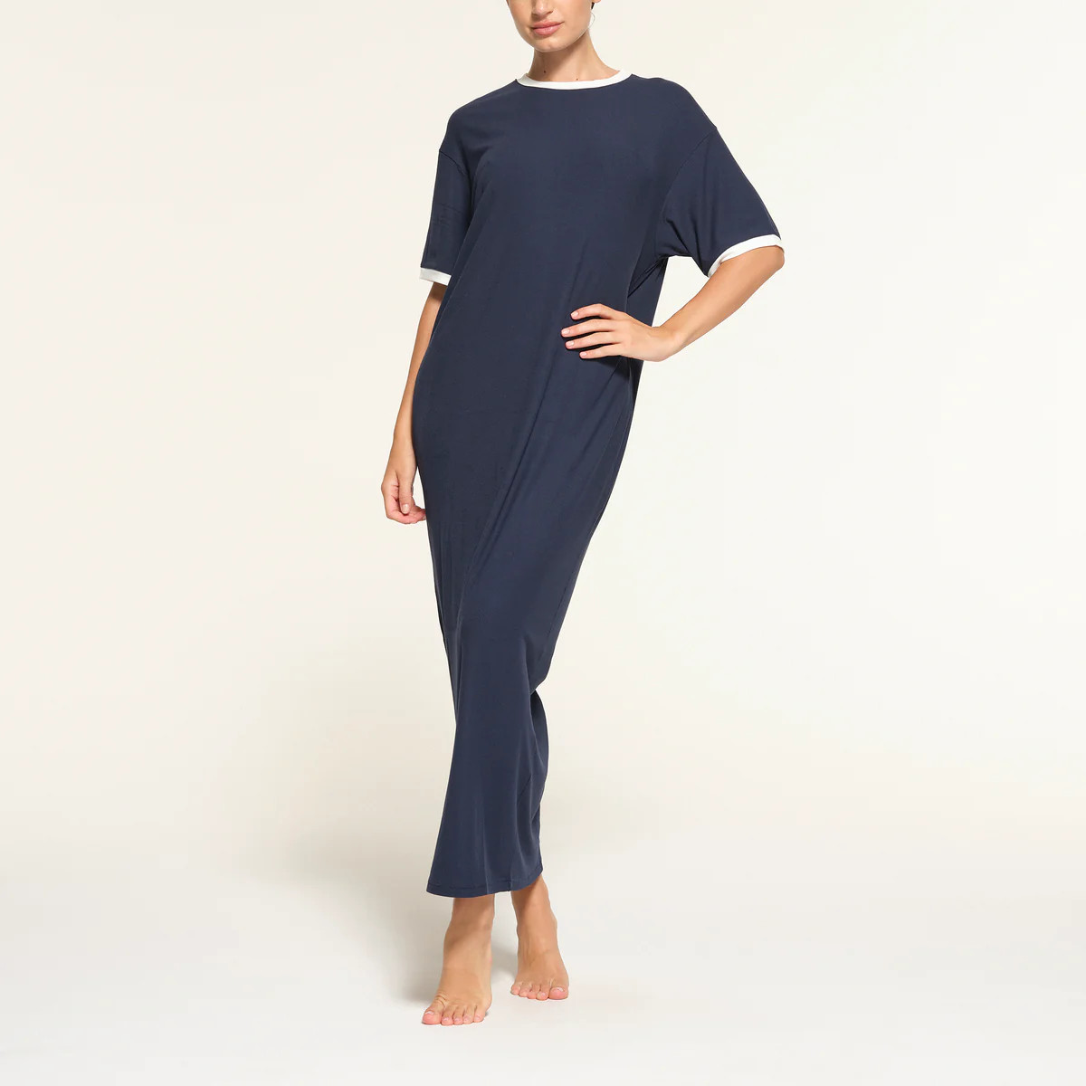RINGER T-SHIRT LONG DRESS | SKIMS (US)