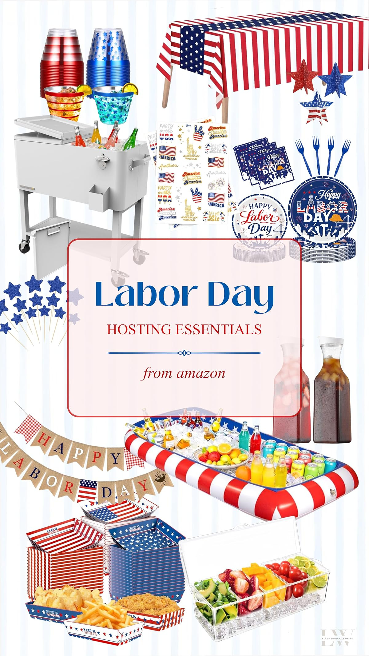 Check out these must-haves for hosting a Labor Day party! Perfect for any celebration.  

 #LTKCon #LTKSeasonal #LTKU
