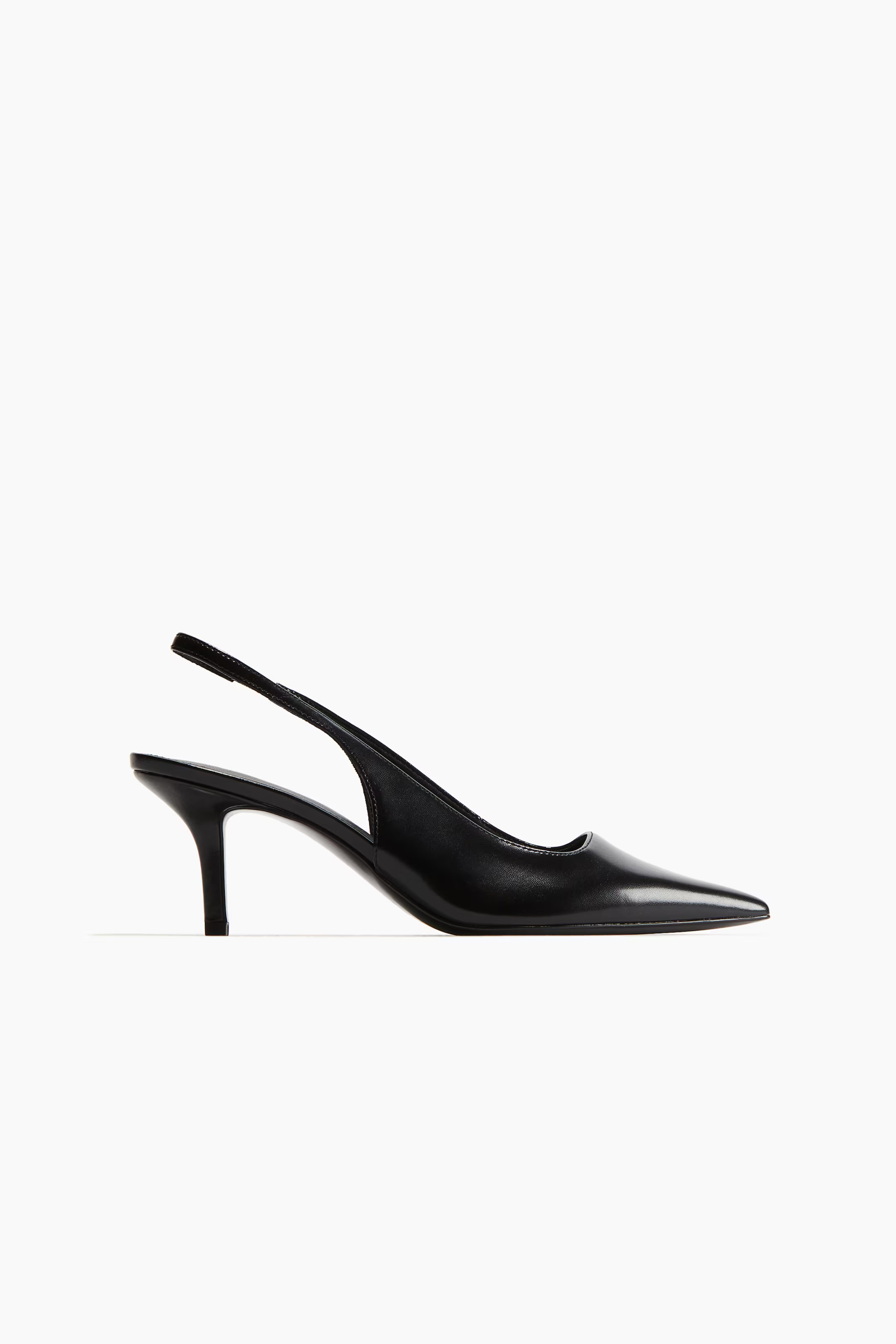 Pointed Slingback Pumps - High heel - Black - Ladies | H&M US | H&M (US + CA)