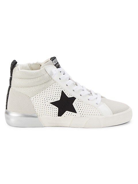 Star Perforated High-Top Sneakers | Saks Fifth Avenue OFF 5TH