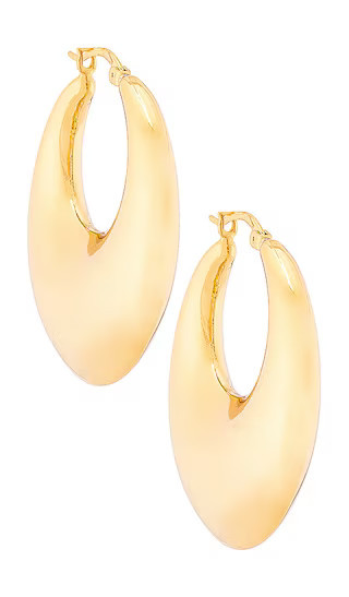 Goldmine Hoop in Gold | Revolve Clothing (Global)