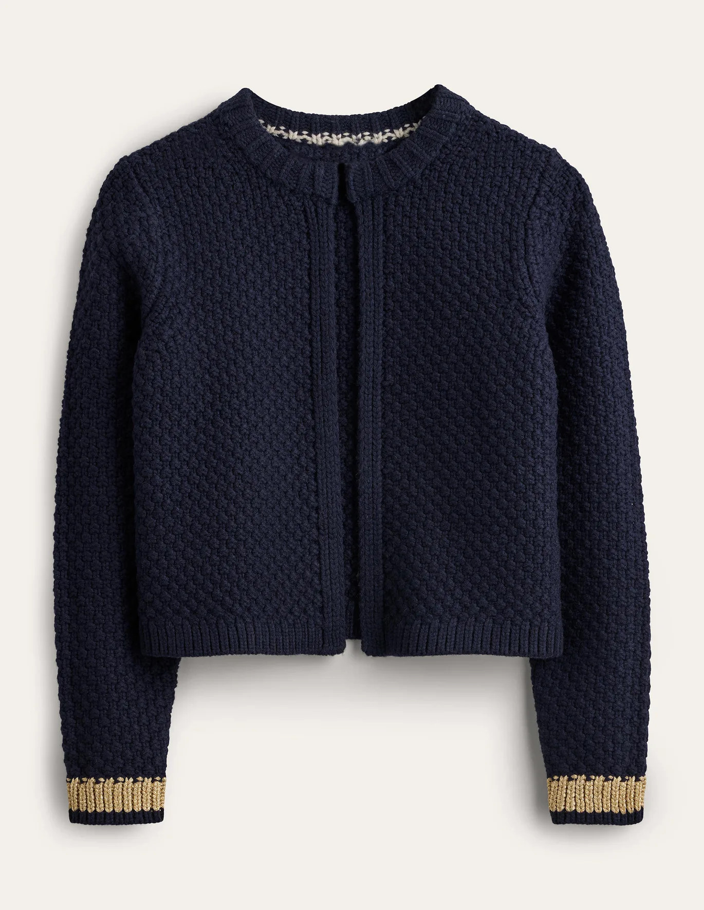 Textured Chunky Wool Cardigan | Boden (US)