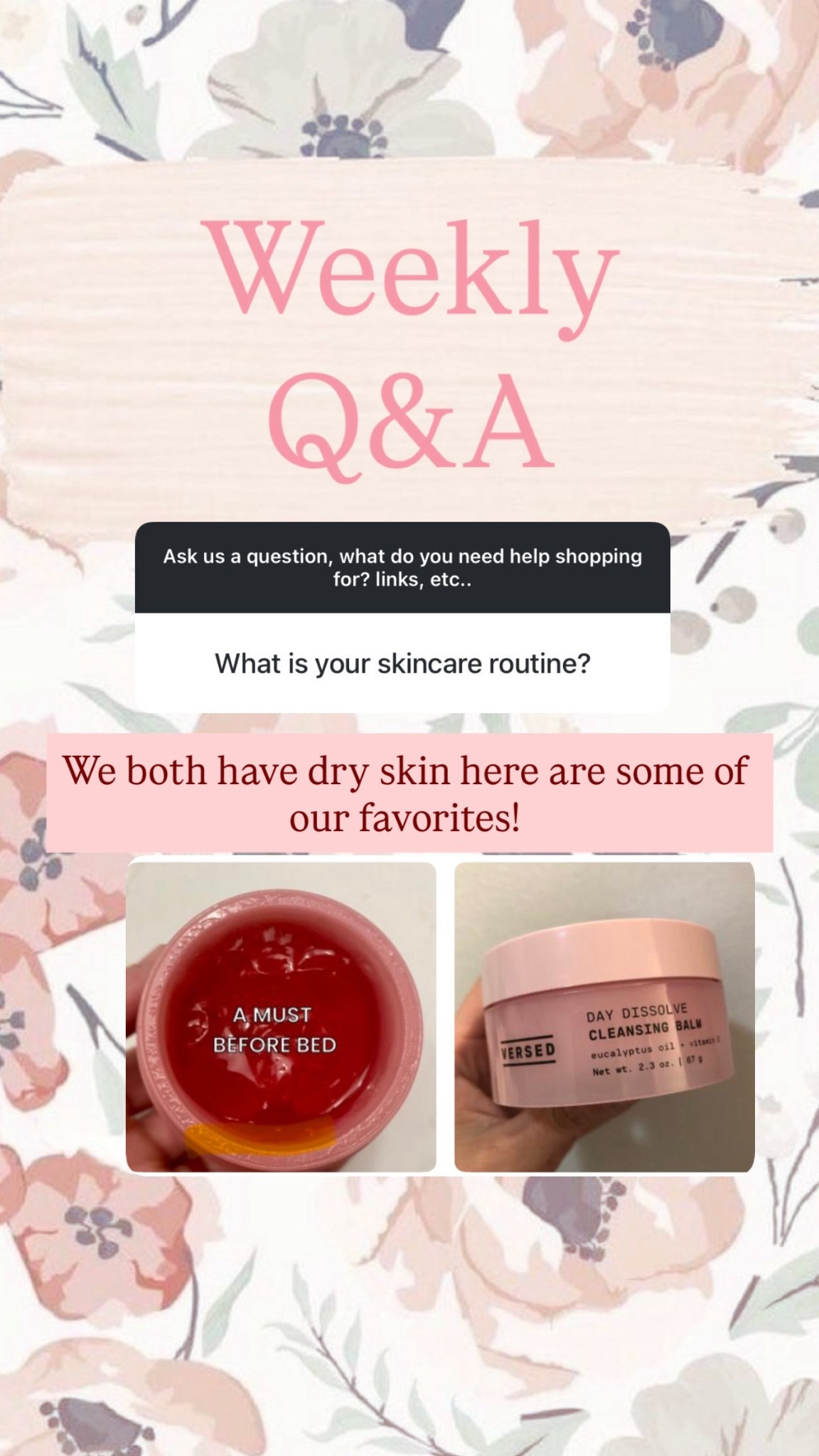 Our favorite skincare products 
Collagen jelly we both use before bed 

The best cleanser, been using this one for years! 

#LTKBeauty #LTKdayinmylife #LTKgrwm