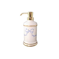 Porcelain Bow Lotion Bottle | Bows & Blue