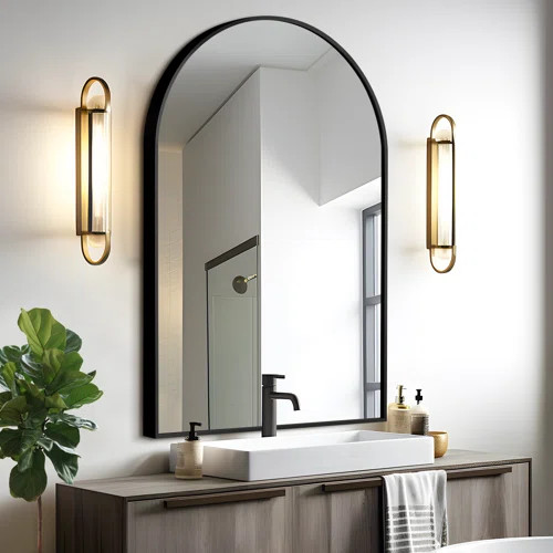 Arch Metal Wall Mirror | Wayfair North America