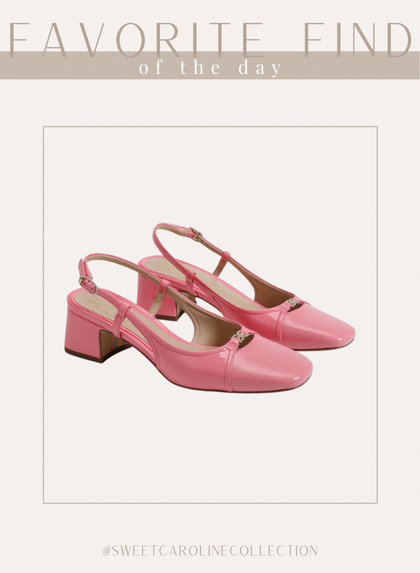 Favorite find of the day 💞

I’m OBSESSED with these pink slingbacks from Sam Edelman! They are so fun and beautiful for spring and summer! 🌸💕🎀🩰

Shoes, heels, mules, slingbacks, Sam Edelman, DSW, Macys, tuckernuck, Nine West, j.crew, coach, Chinese laundry, dolce vita, journee, Bag, purse, coach, bow, shoulder bag, accessories, coachtopia, love, new arrival, best seller, must have, most wanted, designer, loeffler Randall, dsw, musinsa, Amazon, dupe, radley London, affordable, under 300, under 200, under 100, sale, gift idea, gift guide, spring style, summer fashion, shoes, classy, sweet Caroline collection

#LTKSeasonal #LTKshoecrush #LTKfindsunder100