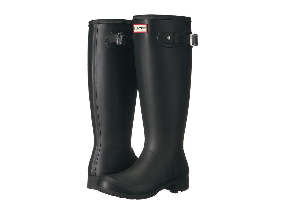 Hunter - Original Tour (Black 2) Women's Rain Boots | Zappos