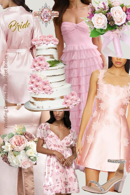Pretty in pink!

#pinkweddingguestdresses #pinkbridalrobe #pinkcakeflowers #pinkheels #pinksilkflowers

#LTKSeasonal #LTKParties #LTKWedding