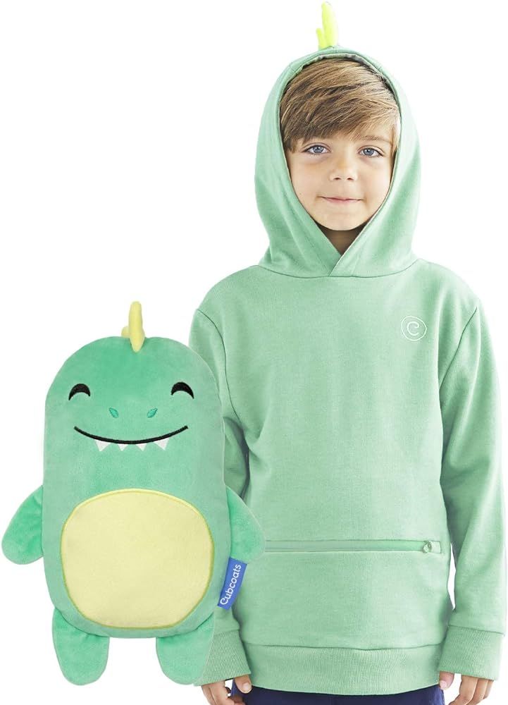 Dayo The Dinosaur - 2-in-1 Transforming Hoodie and Soft Plushie - Green | Amazon (US)