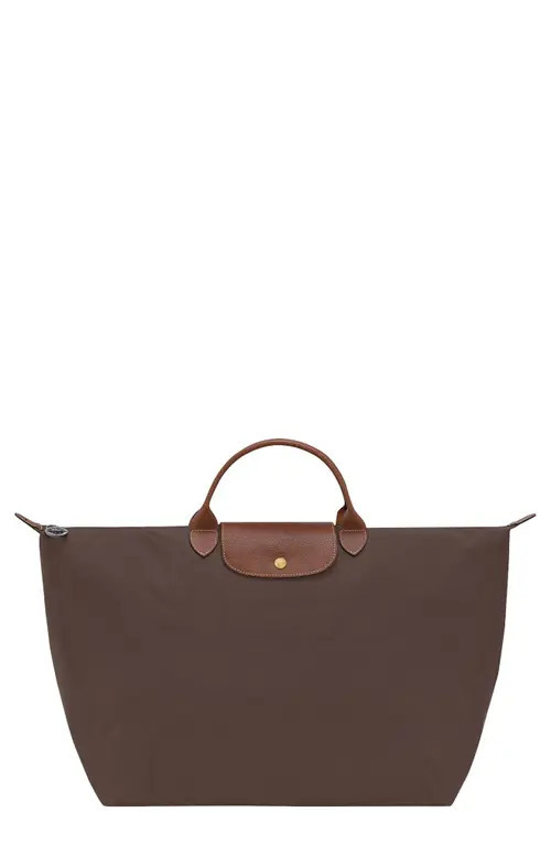 Longchamp Large Le Pliage Original Travel Bag in Mocha at Nordstrom | Nordstrom