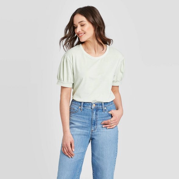 Women's Puff Short Sleeve T-Shirt - Universal Thread™ | Target